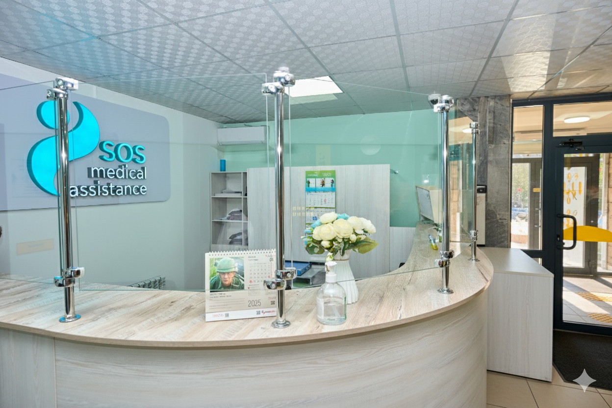 Главный вход медицинский центр на Толе Би